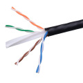 Oxygen-Free Copper UTP CAT6 Black Cable with OEM Pull-out Box